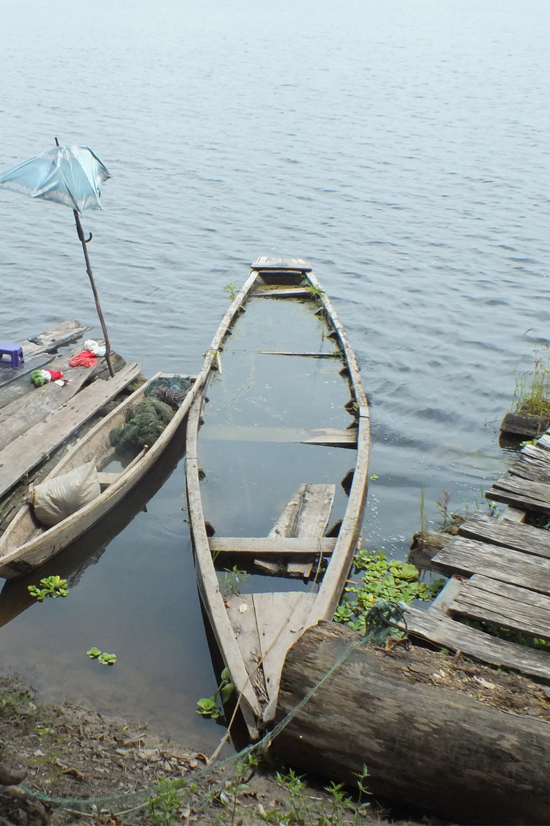 flooding barge in peru