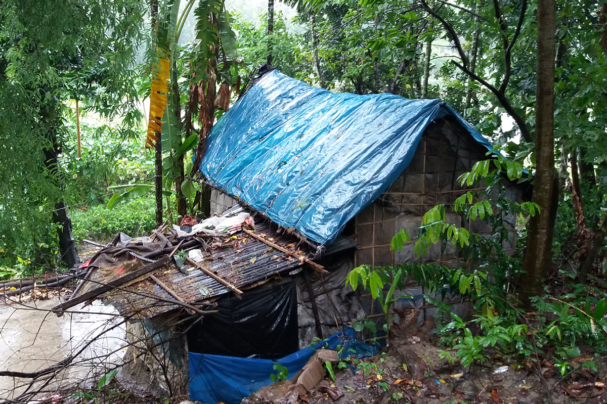 A flooding house in uganda