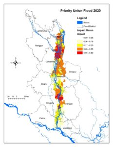 Map Priority Union Flood 2020