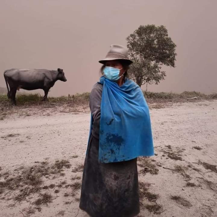 Ashfall Ecuador